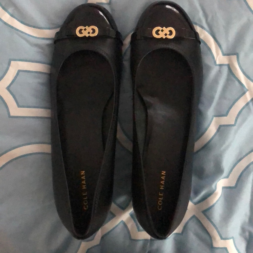 Cole Haan low wedge flats